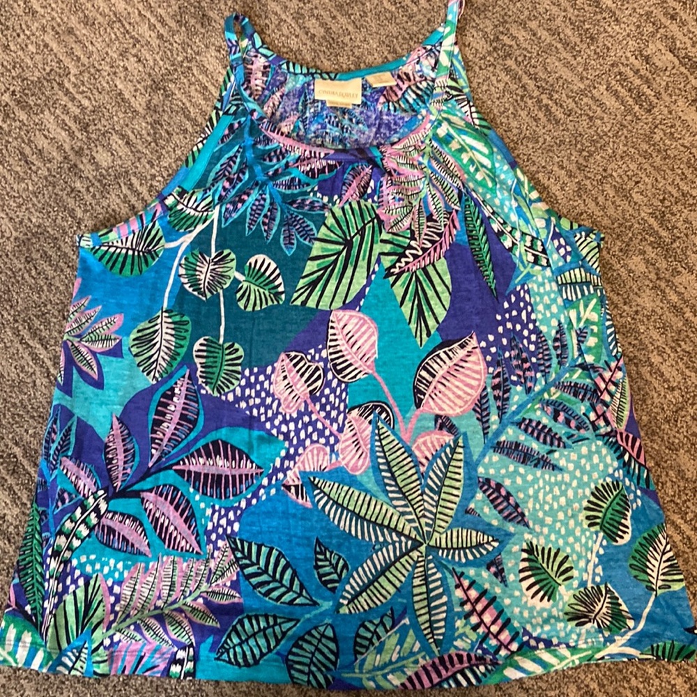 Summer floral tank